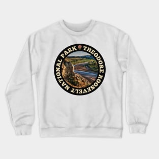 Theodore Roosevelt National Park circle Crewneck Sweatshirt